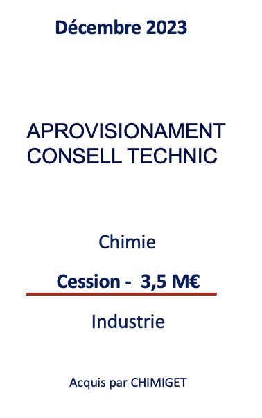 Panel de Références, transmission d'entreprise en France