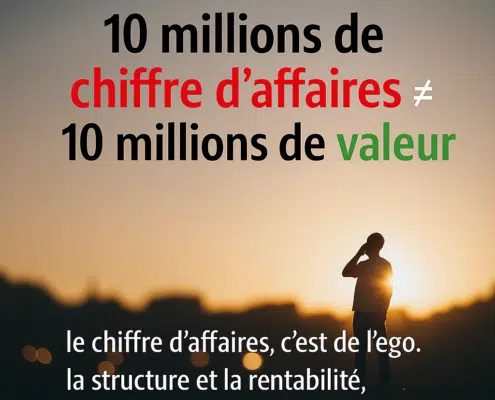 10 millions de chiffre d’affaires. valeur réelle : à peine 1 million., transmission d'entreprise France